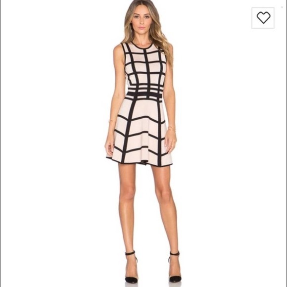 Torn by Ronny Kobo Dresses & Skirts - Torn by Ronny Kobo Hilda Plaid Dress Pink Fit Flare